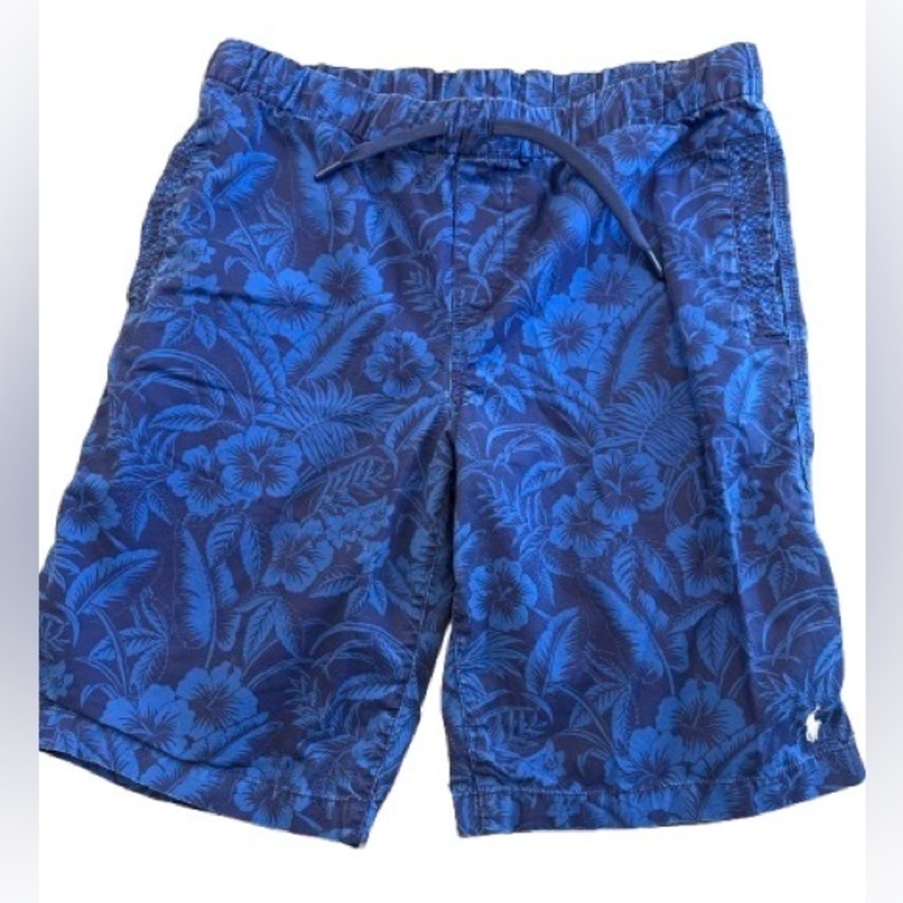 Polo Ralph Lauren Boys Blue Floral Swim Shorts